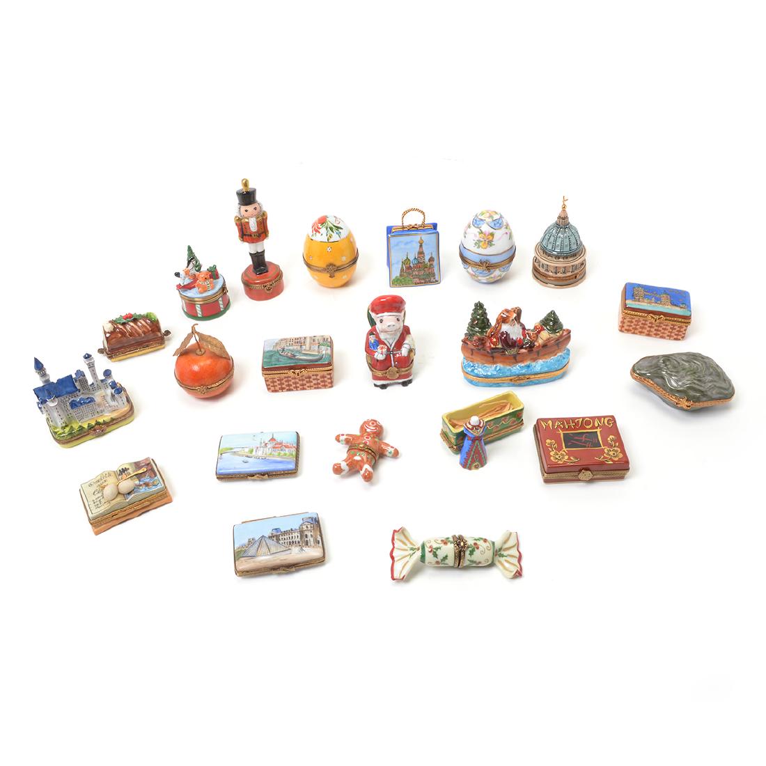 Group of Table Top Ceramic Collectables, Mainly French (1 of 5)