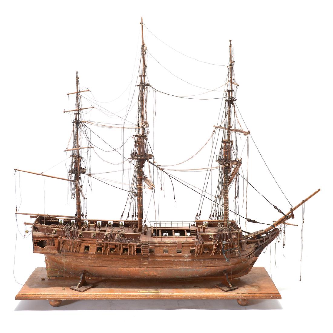 Model Wooden Ship "Guerrire" (1 of 10)