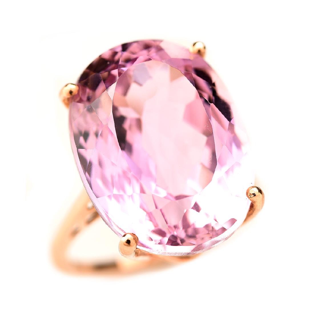 Kunzite, 14k Rose Gold Ring. (1 of 4)