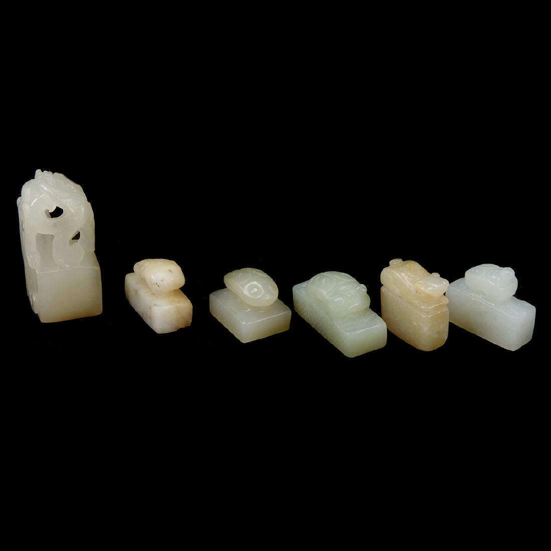 Six Small Jade Seals (1 of 10)
