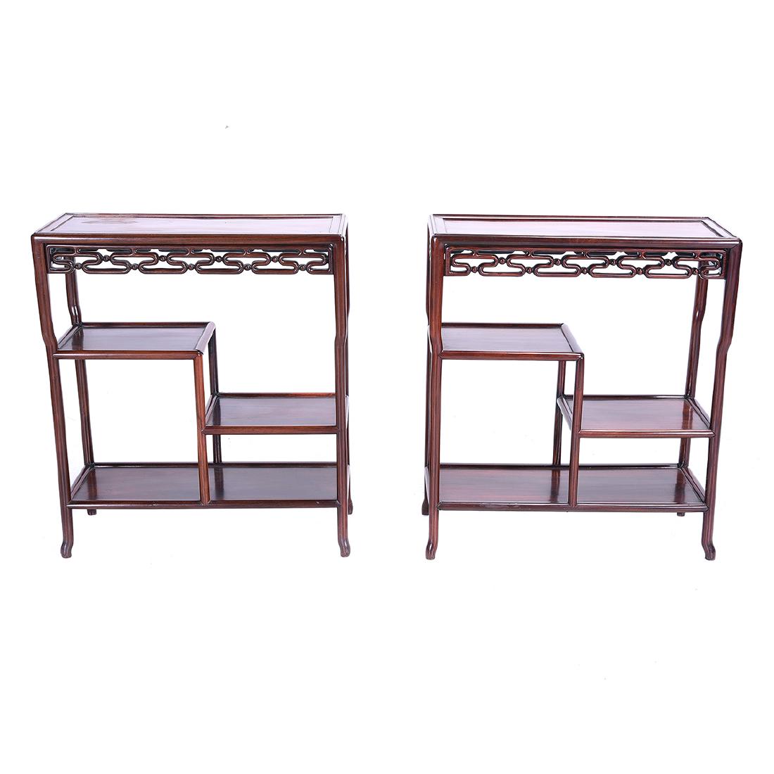 Two Rosewood Display Shelves* (1 of 4)
