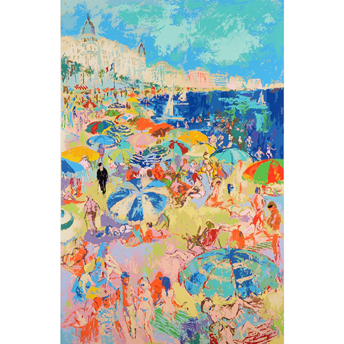 Leroy Neiman "The beach at Cannes" serigraph (1 of 9)