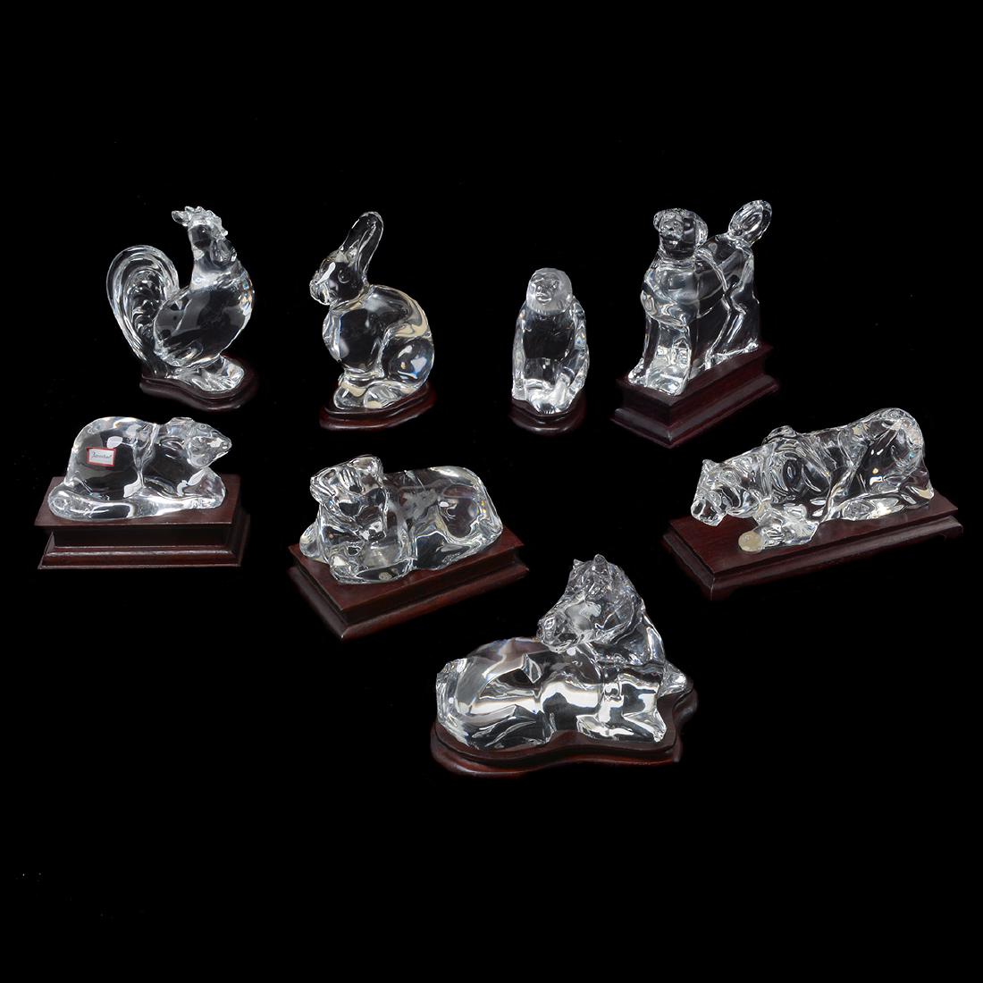 Group of Baccarat Glass Animals (1 of 10)