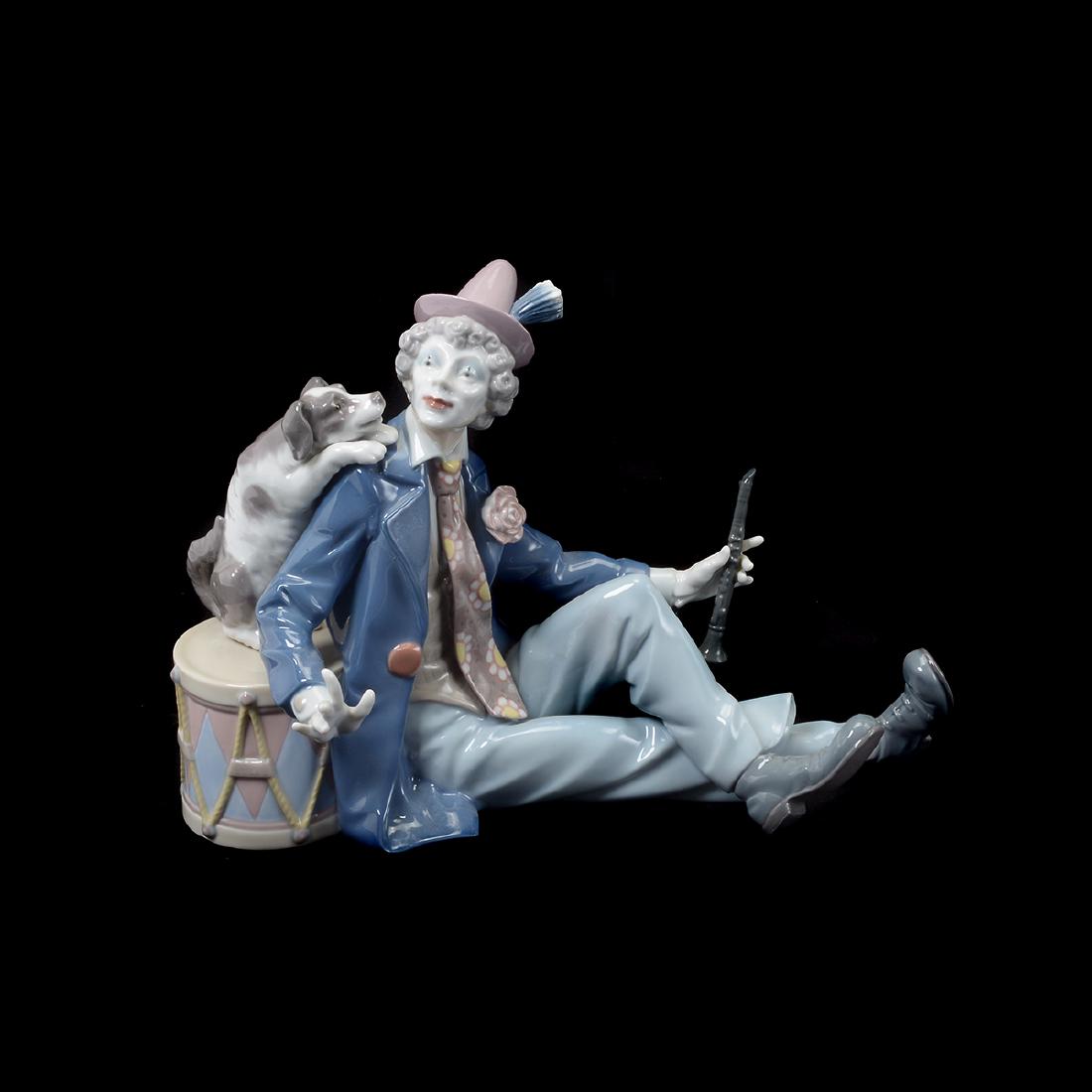 Lladro Porcelain Clown Figurine by Juan Huerta. (1 of 4)