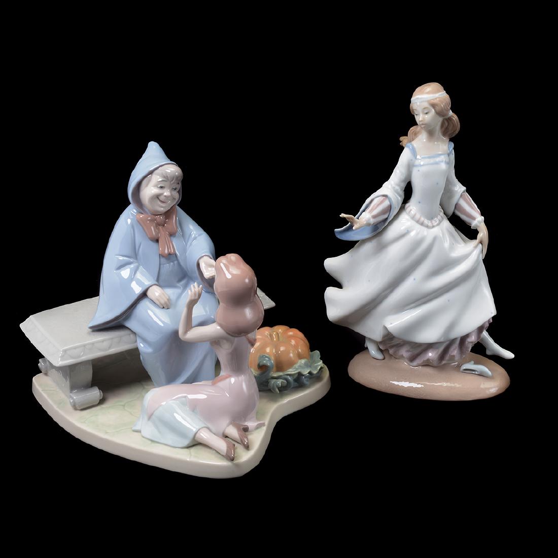 Lladro Cinderella Porcelain Figurines