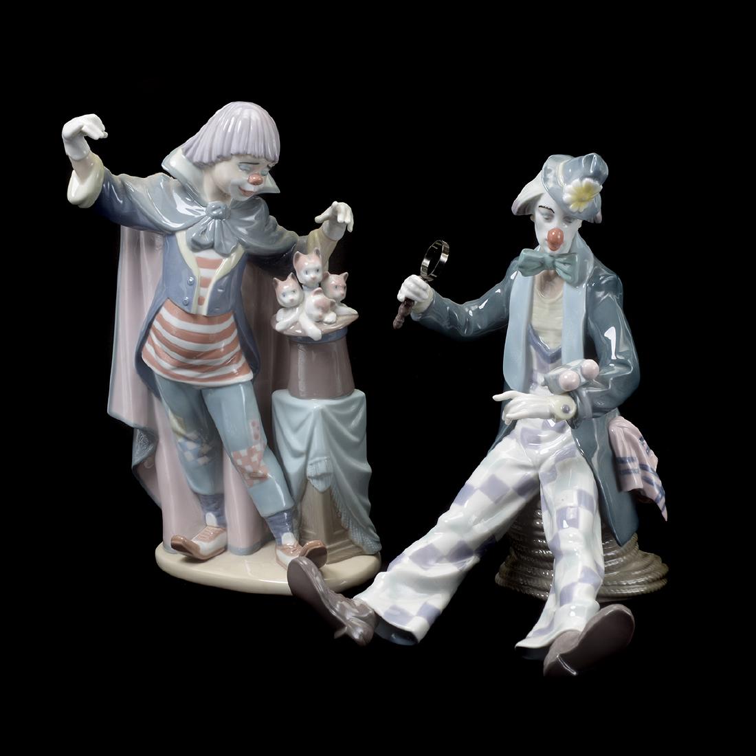 Two Lladro Clown Figurines (1 of 9)