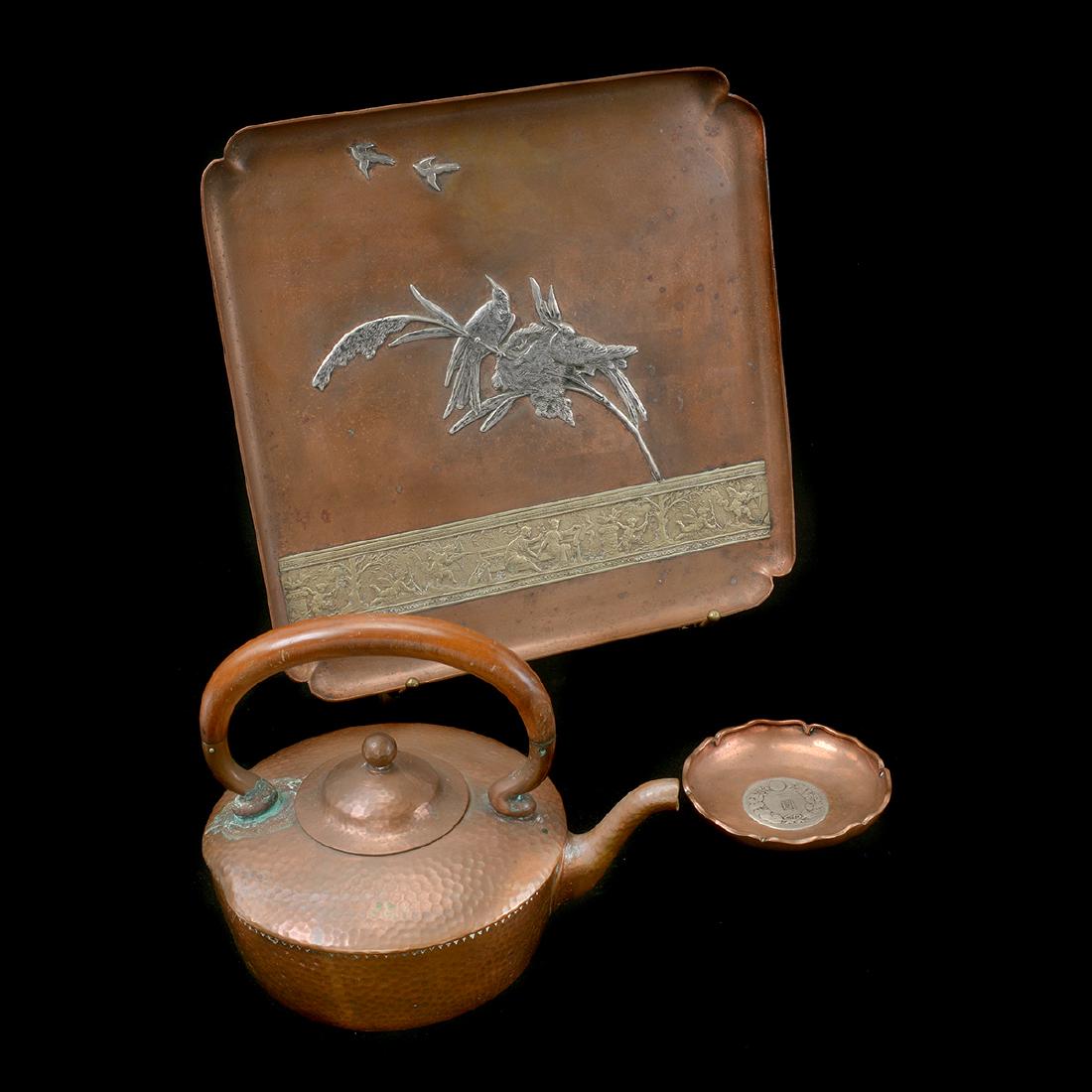 Gorham Aesthetic Era Tray & Easel, with Gorham Copper (1 of 10)