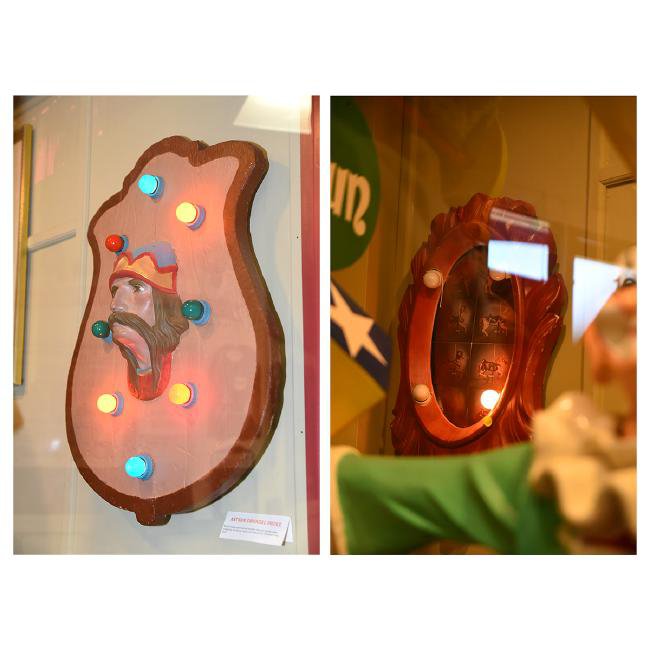 Two Hand Carved Antique Carousel Figures (1 of 1)