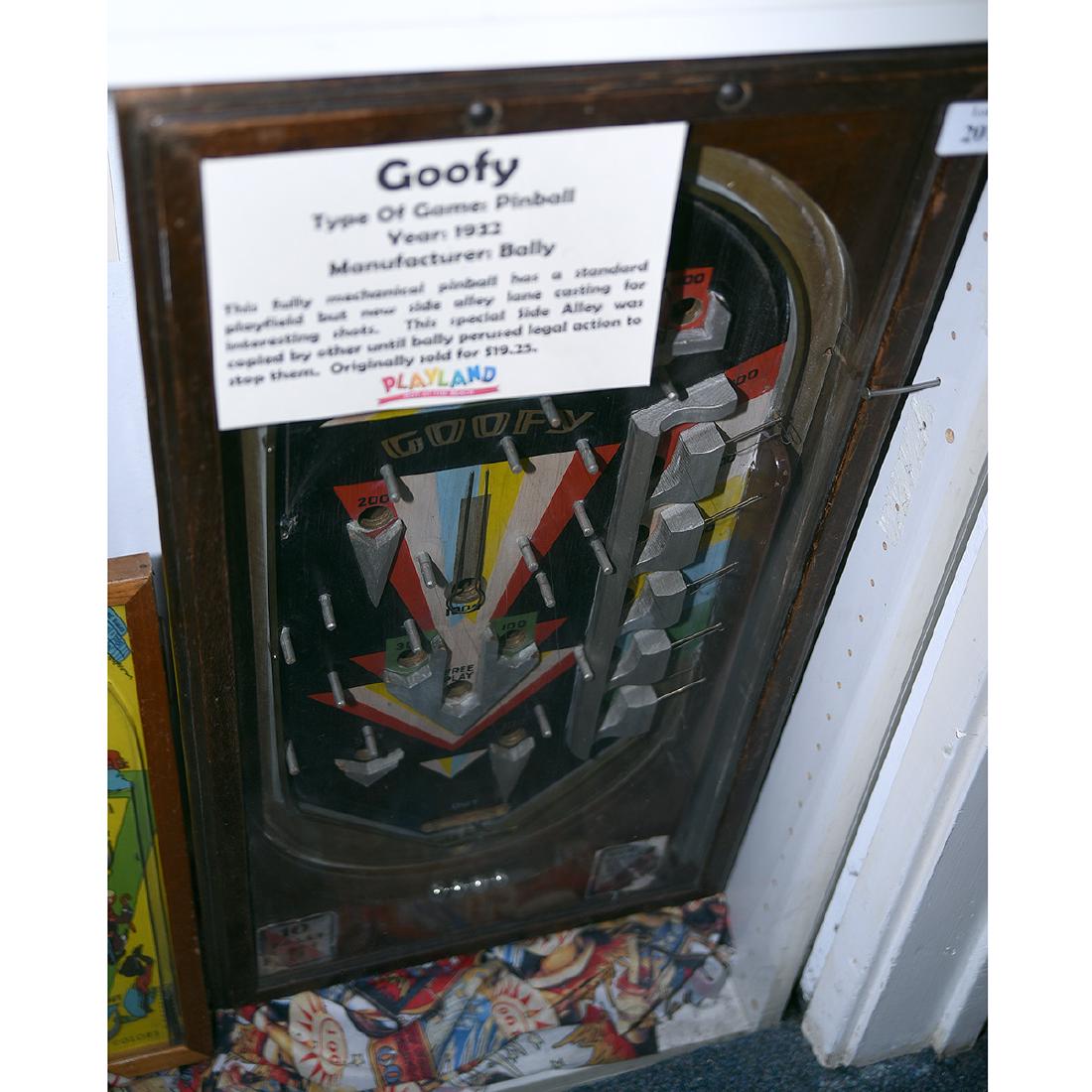Goofy Pinball by Bally 1932: Goofy Pinball by Bally 1932