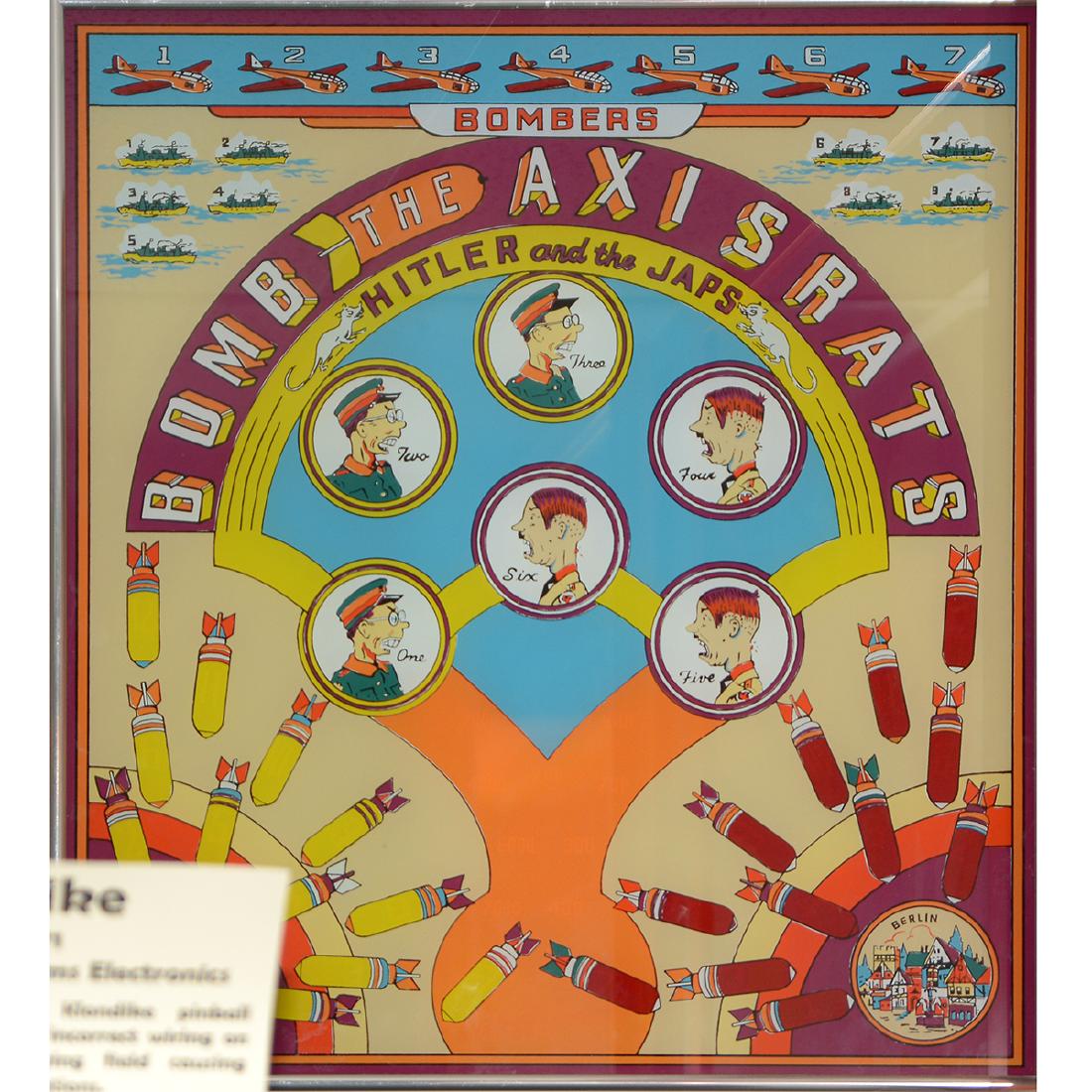 Pinball Backglass, Bombers, The Axis Rats (1 of 1)