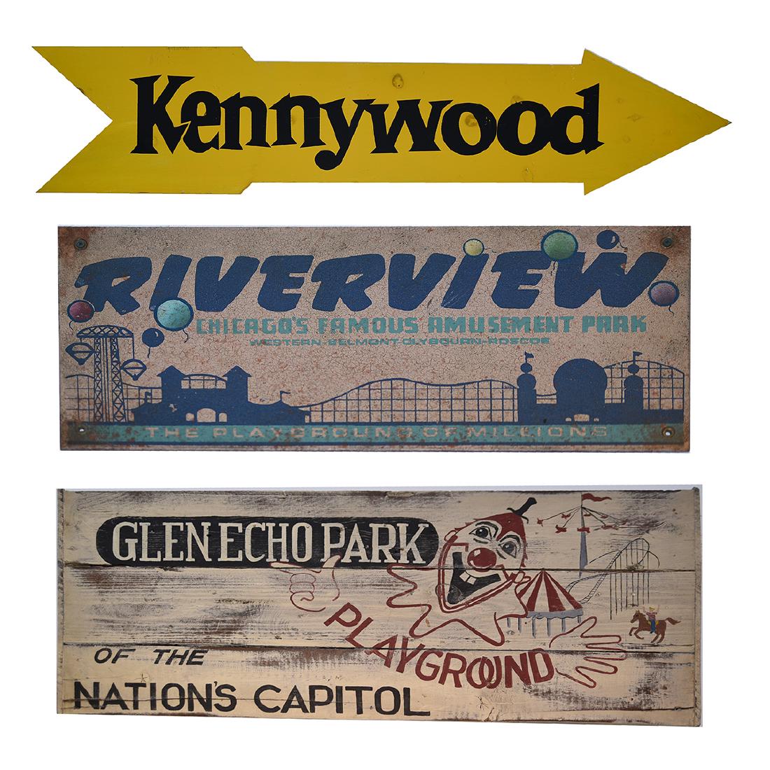 Three Painted Wood Signs (1 of 1)