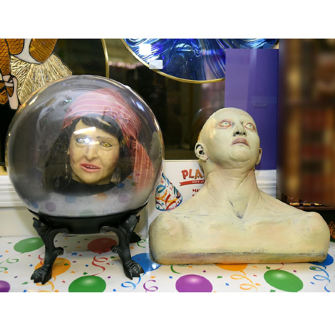 Fortune Teller Head in Crystal Ball and a Monster Torso (1 of 1)