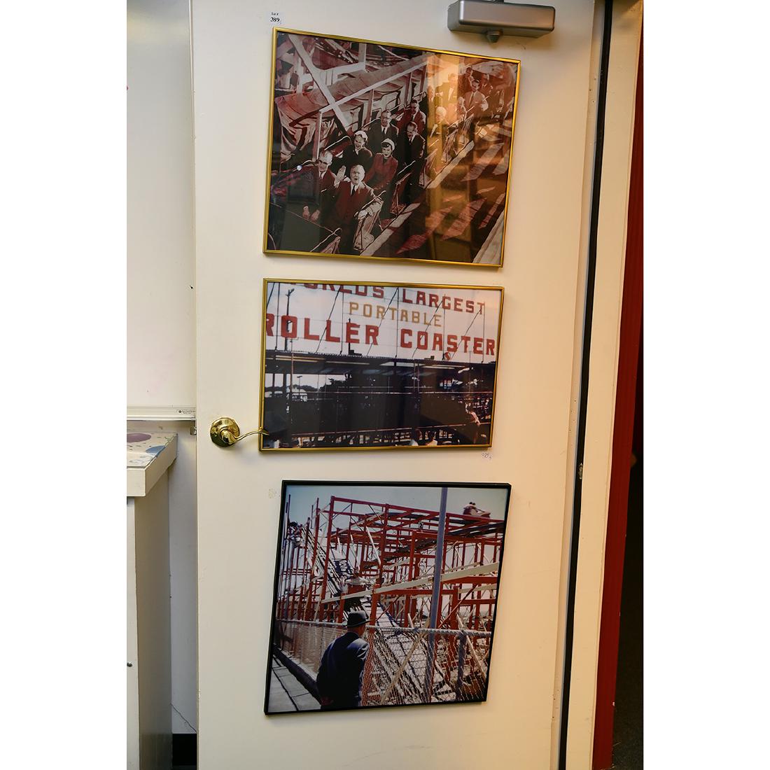 Three Framed Photographs of Rollercoasters (1 of 1)