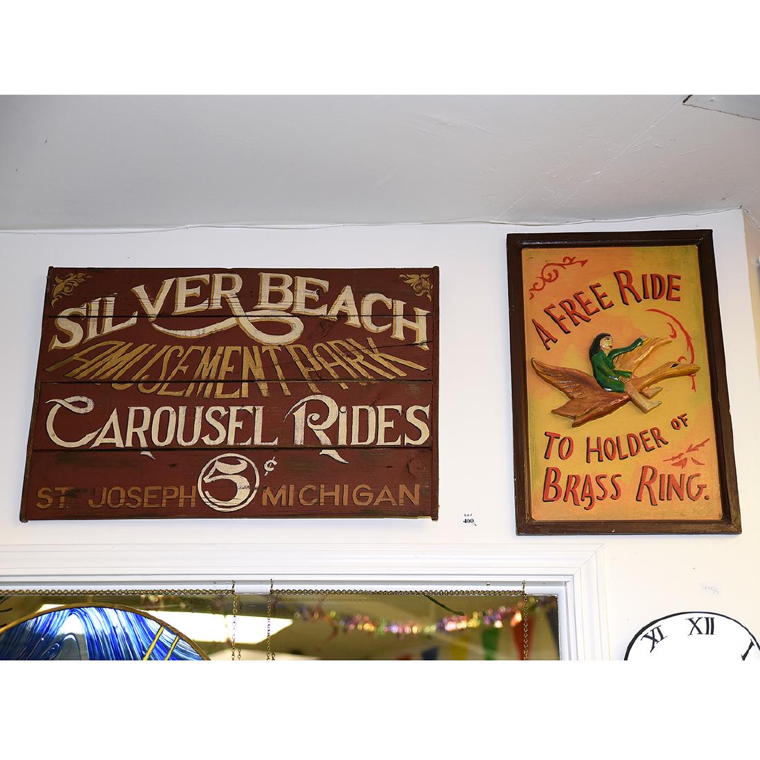 Two Wood Signs and a Melting Wall Clock (1 of 1)