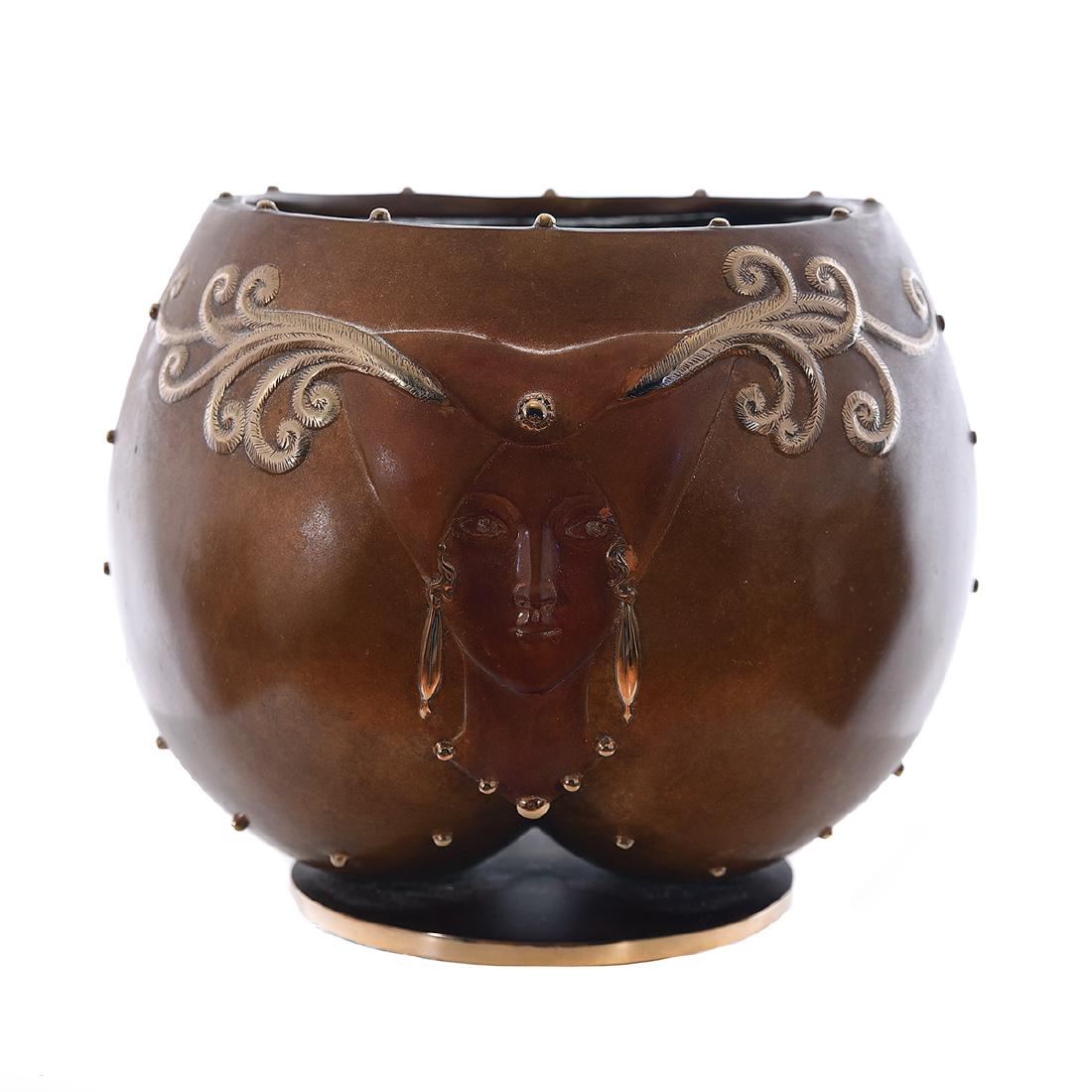 Erte "Fruit of Life" bronze bowl (1 of 5)