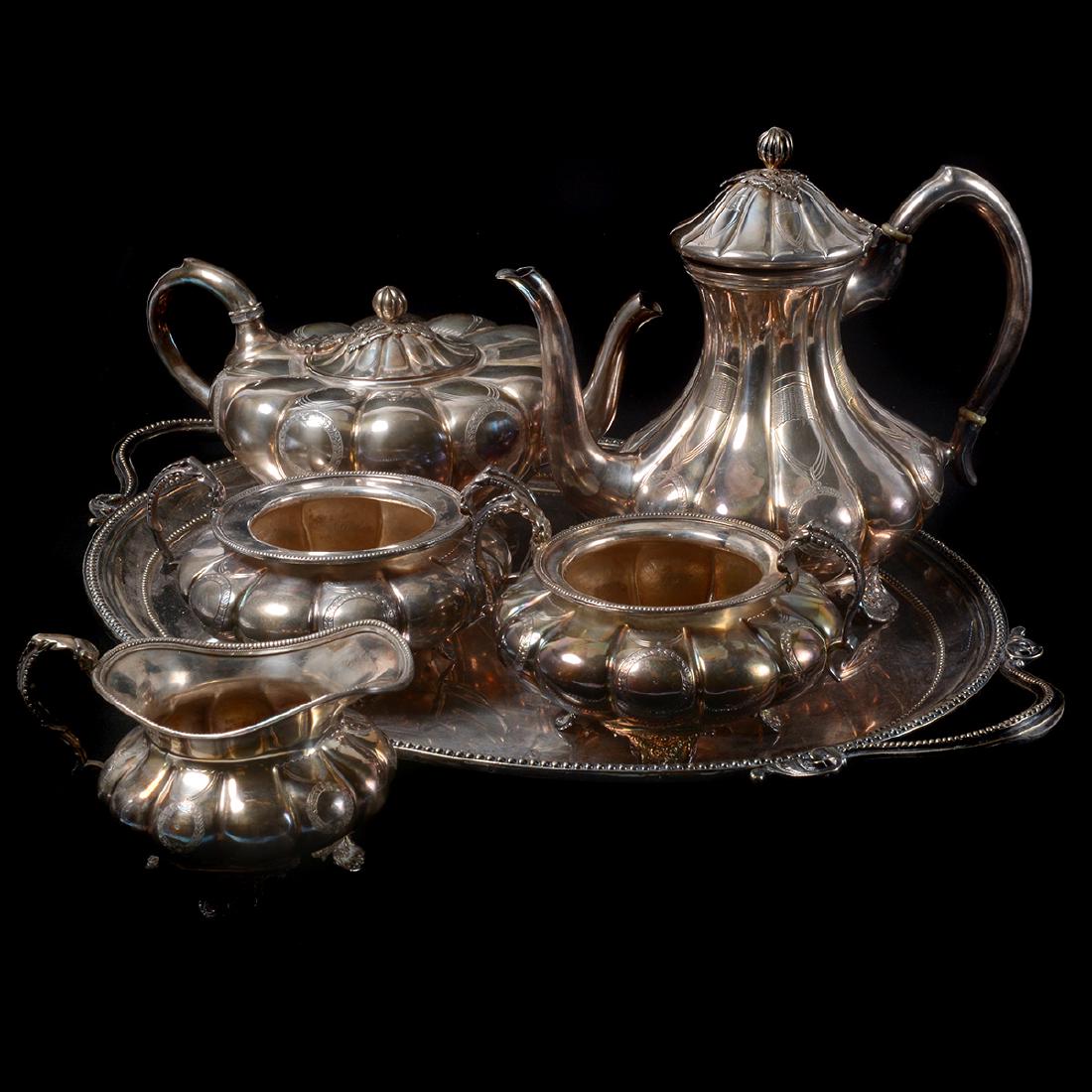 Silverplate Six-PieceTea Service-Prince's Plate (1 of 10)