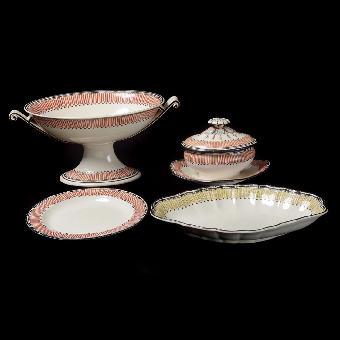 Group of English Decorated Creamware (1 of 9)