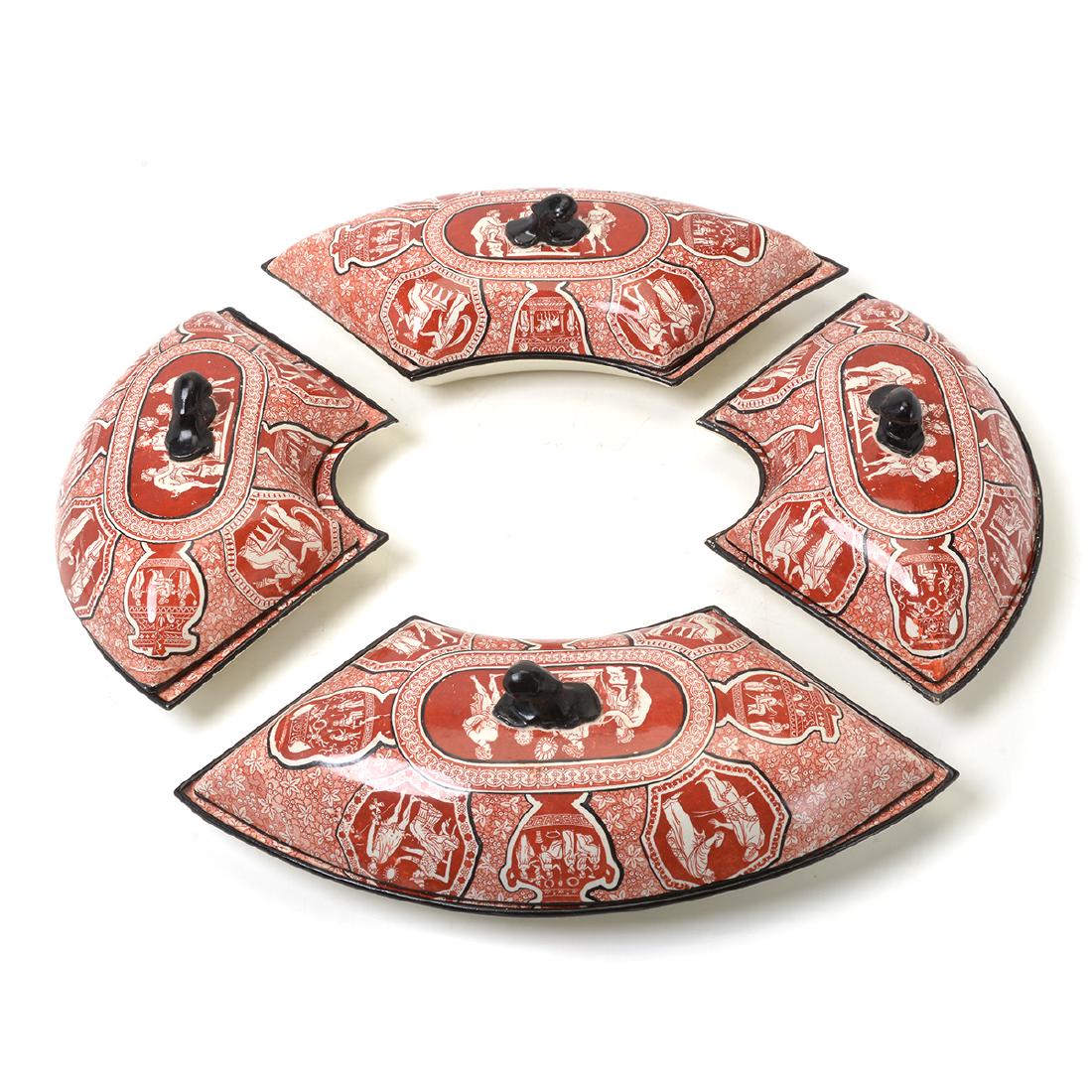 Spode Ceramic Partial Supper Set, Comprising Four (1 of 6)