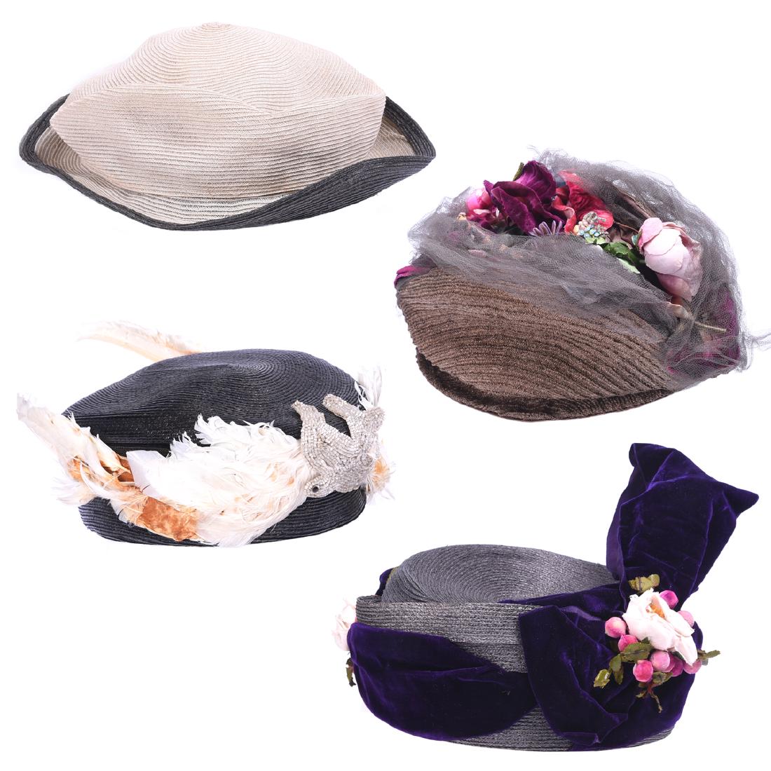 Collection of Four Women's Hats (1 of 5)