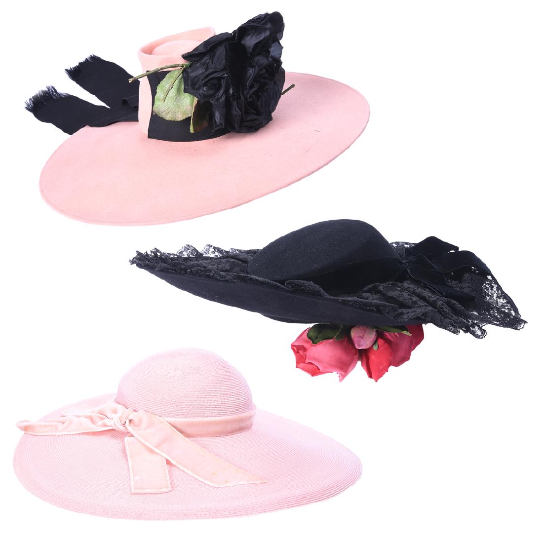 Collection of Four Designer Hats (1 of 5)