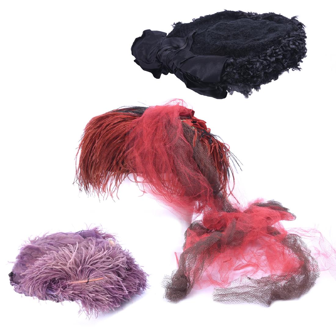 Collection of Three Designer Hats (1 of 4)