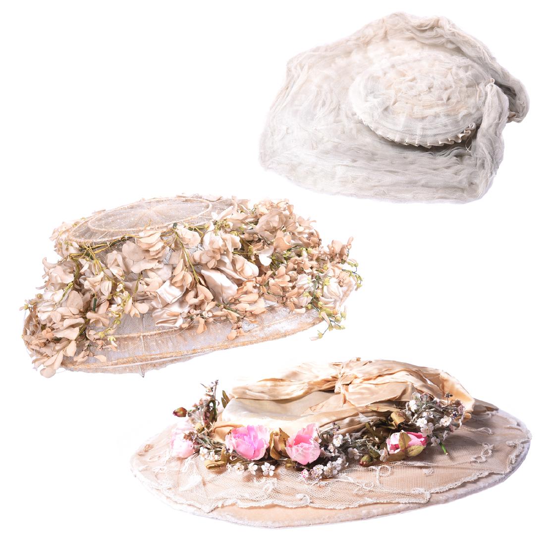 Collection of Four Edwardian Hats (1 of 5)