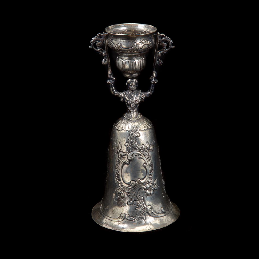 German Silver Wedding Cup, 18th Cent. (1 of 9)