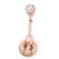 Pair of Morganite, Diamond, 14k Rose Gold Earrings. - 2