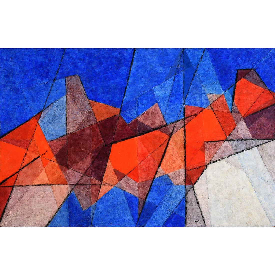 Hildegarde Haas "Canyon Patterns" casein on masonite (1 of 4)