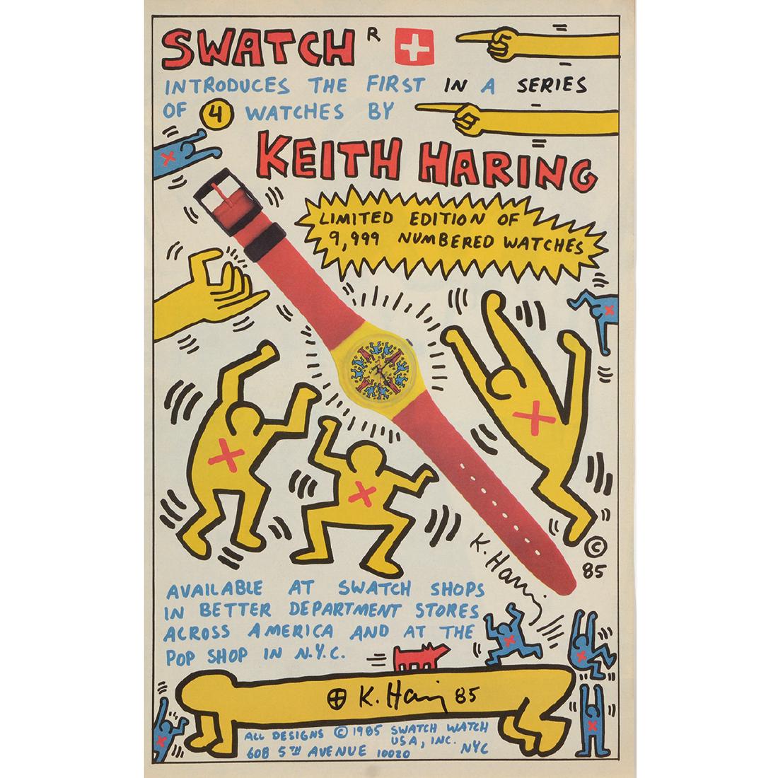 Keith Haring "Swatch" advertisement (1 of 4)