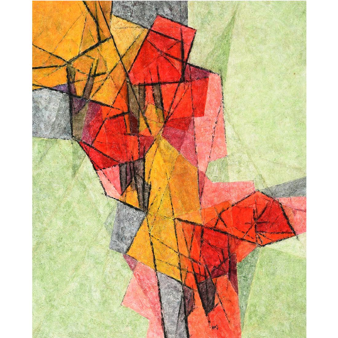 Hildegarde Haas "The Clearing" casein on masonite (1 of 5)