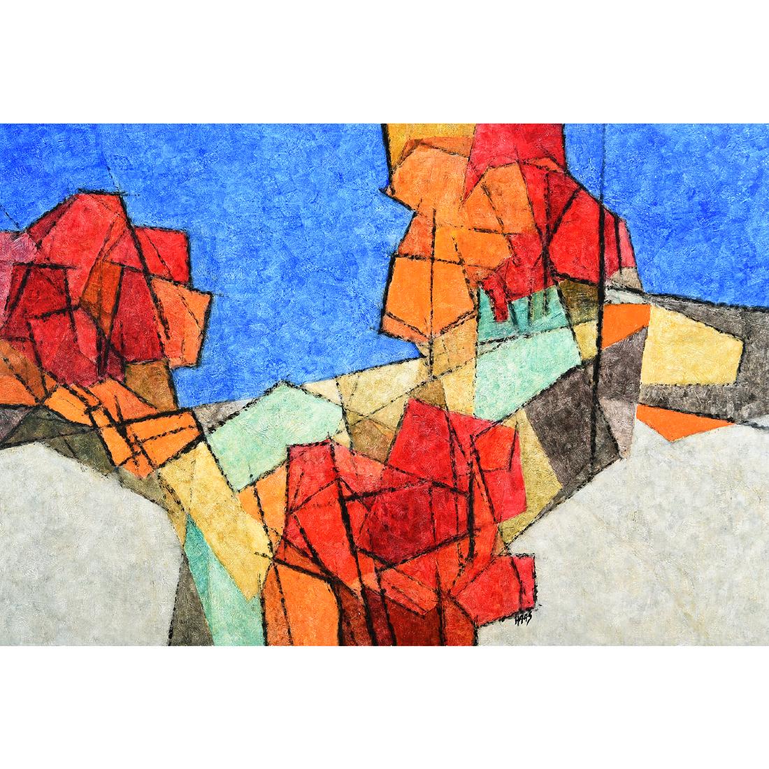 Hildegarde Haas "Top of the Slope" casein on masonite (1 of 5)