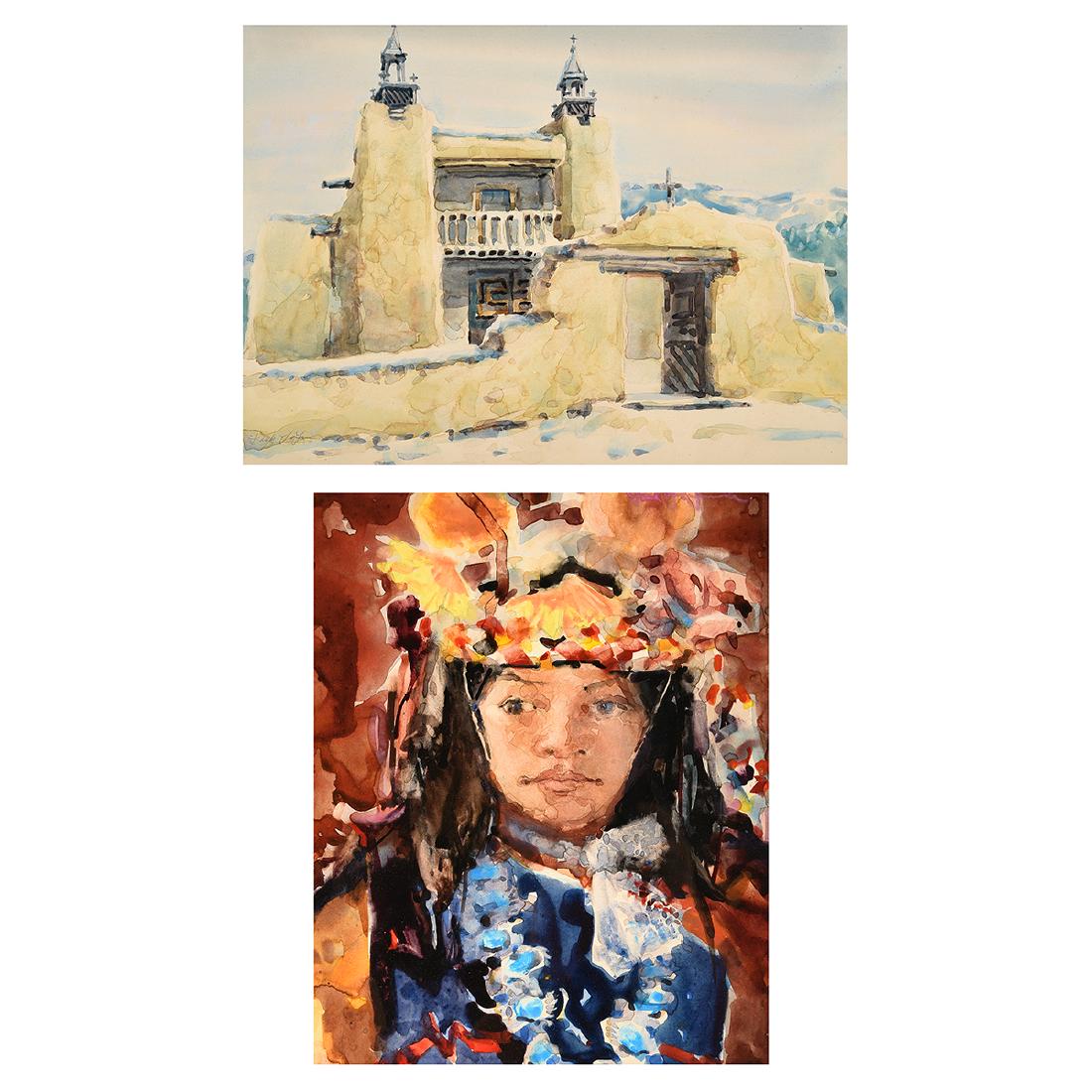 Frank Lalumia "Church" and "Hopi Butterfly Dancer" (1 of 9)