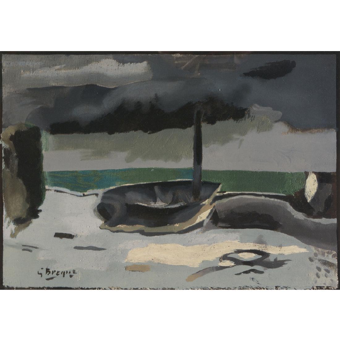 After George Braque "La Barque 1955" collotype and (1 of 6)