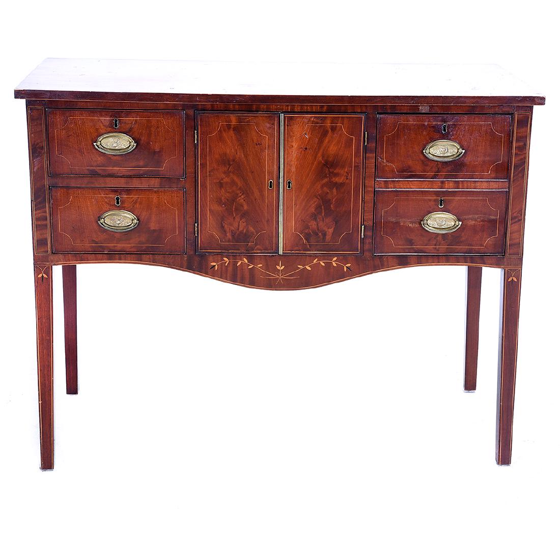 Fine Federal Inlaid Mahogany Diminutive Sideboard.. (1 of 5)