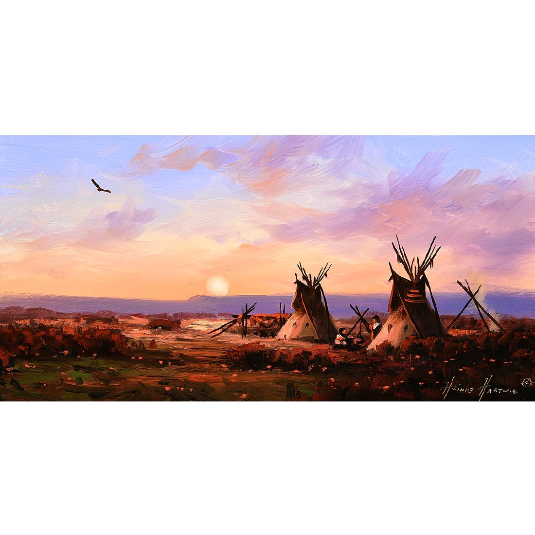 Heinie Hartwig "Late in the Day" oil on masonite (1 of 5)