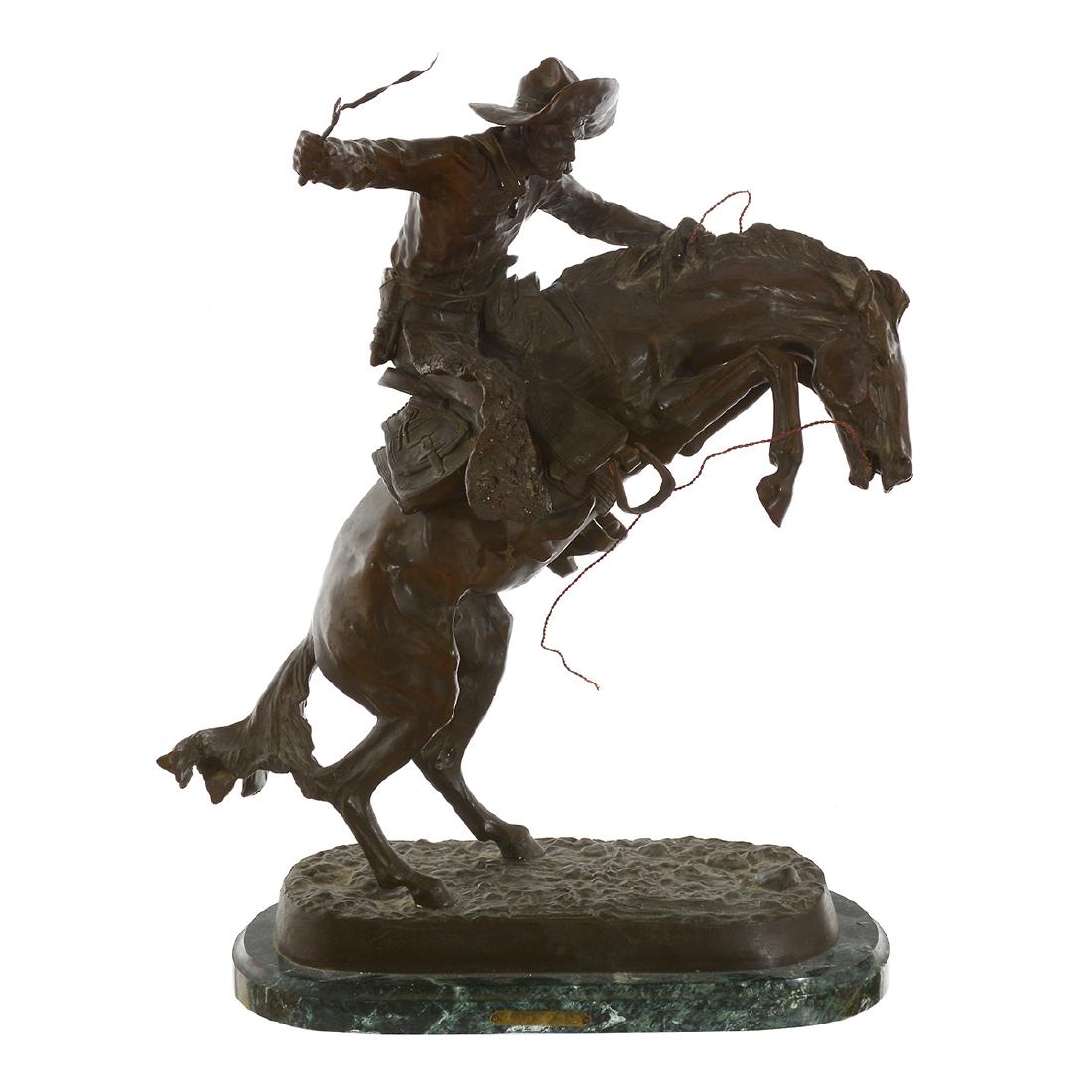 After Frederic Remington "Wooly Chaps" bronze (1 of 10)