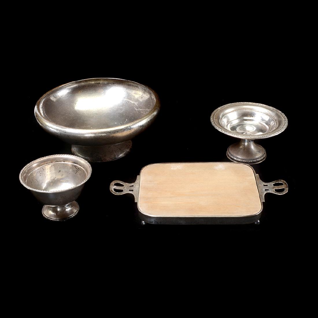 Four Sterling Table Items (1 of 9)