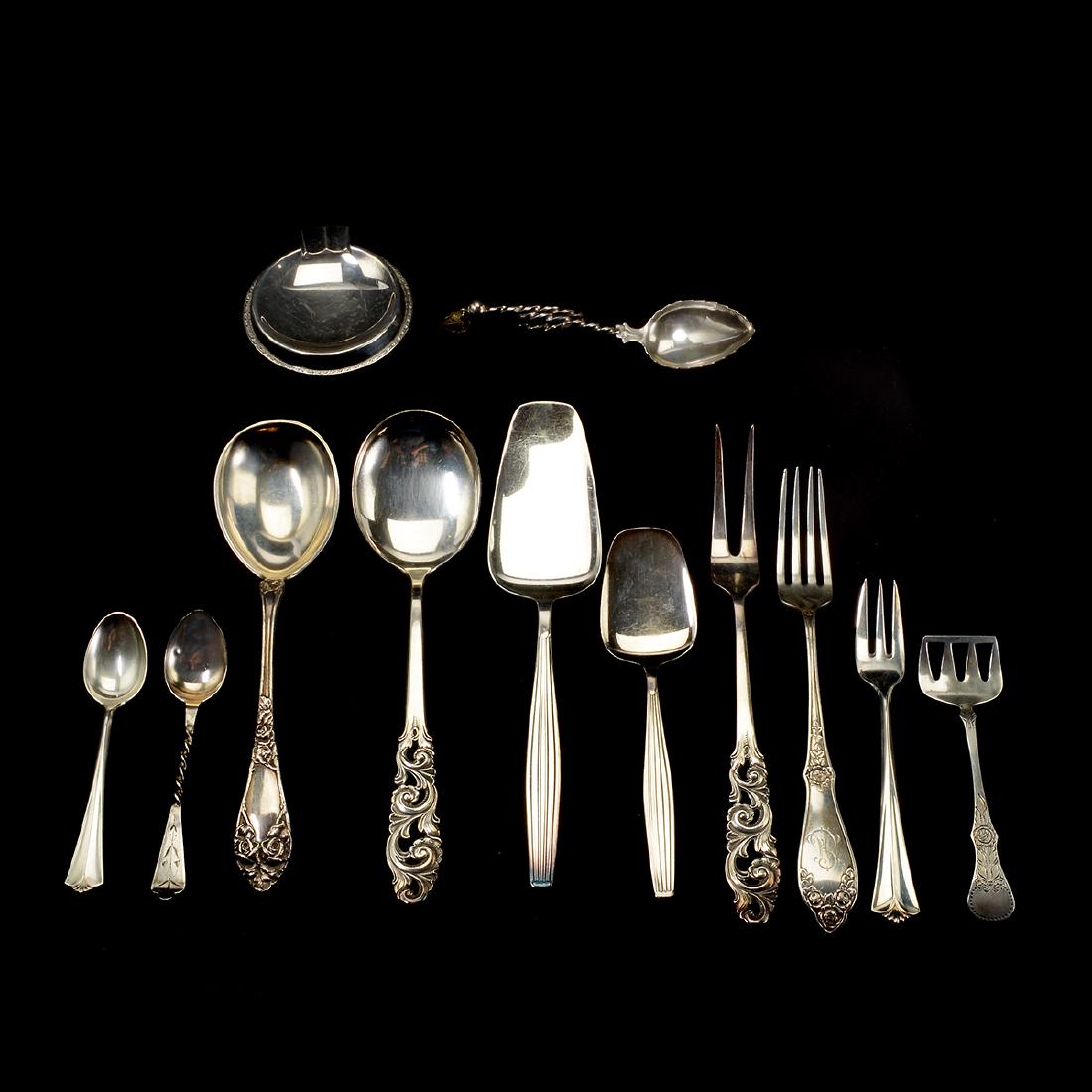 830 Silver including Flatware and serving pieces (1 of 5)