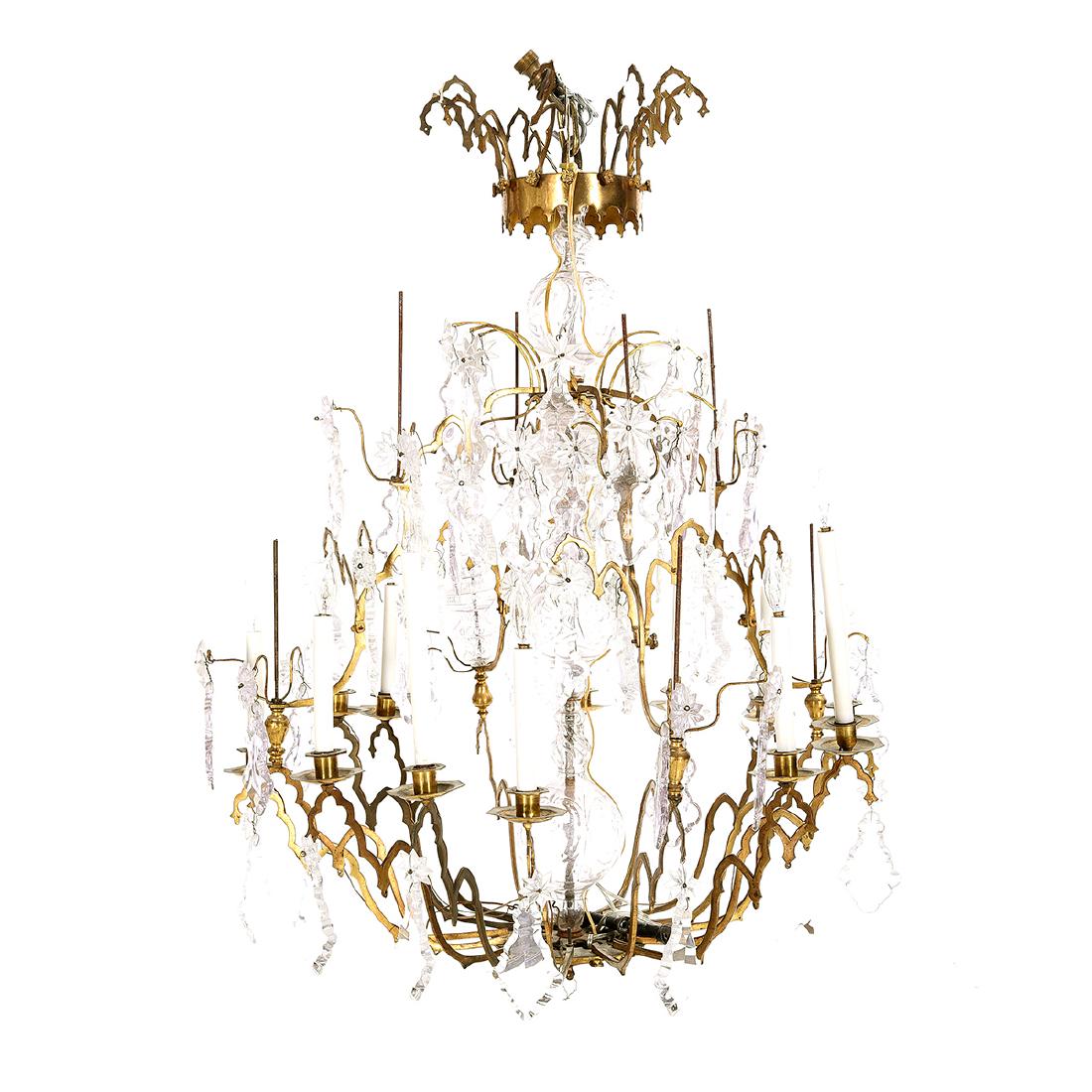 Louis Philippe Gothic Revival Gilt Bronze, Gilt Iron, (1 of 5)