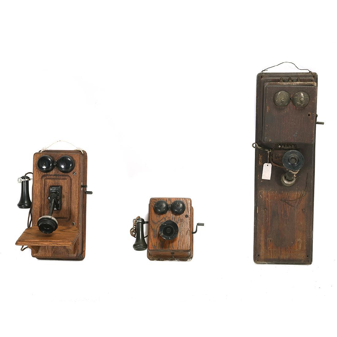 Three Vintage Wall Telephones (1 of 4)