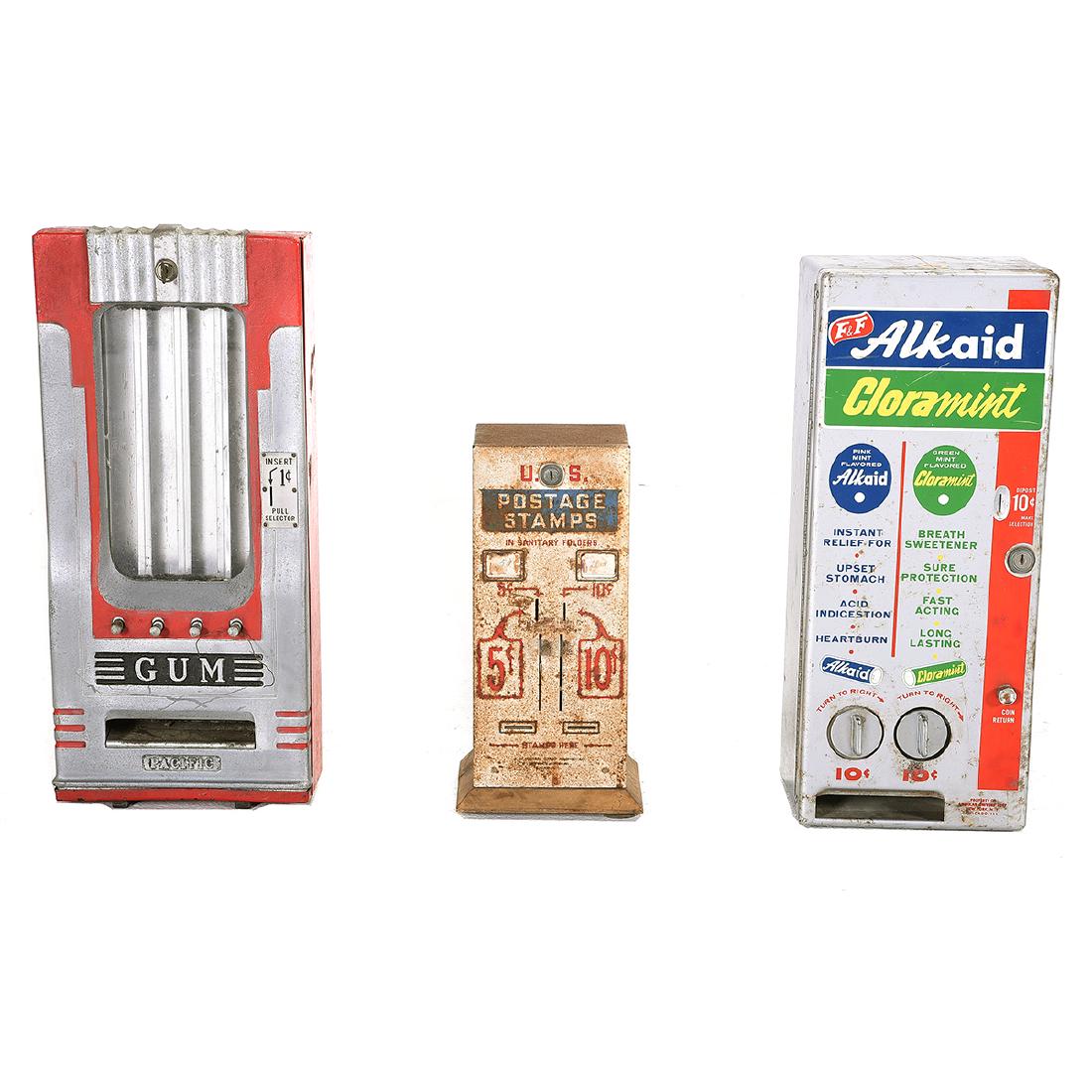 Group of Three Vending Machines, Including a Pacific (1 of 4)