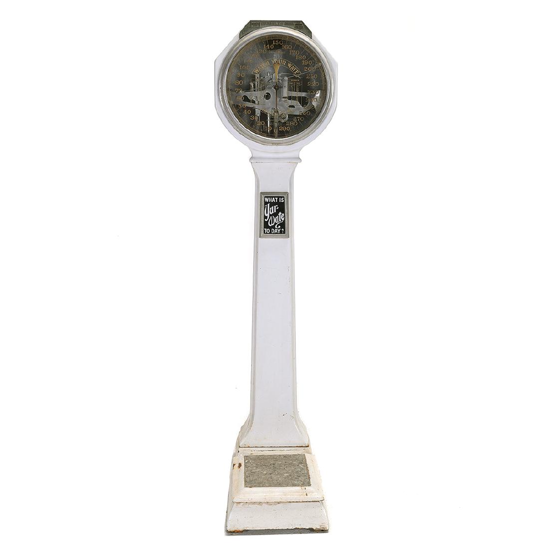 Watling Porcelain Lollipop Penny Scale. (1 of 5)