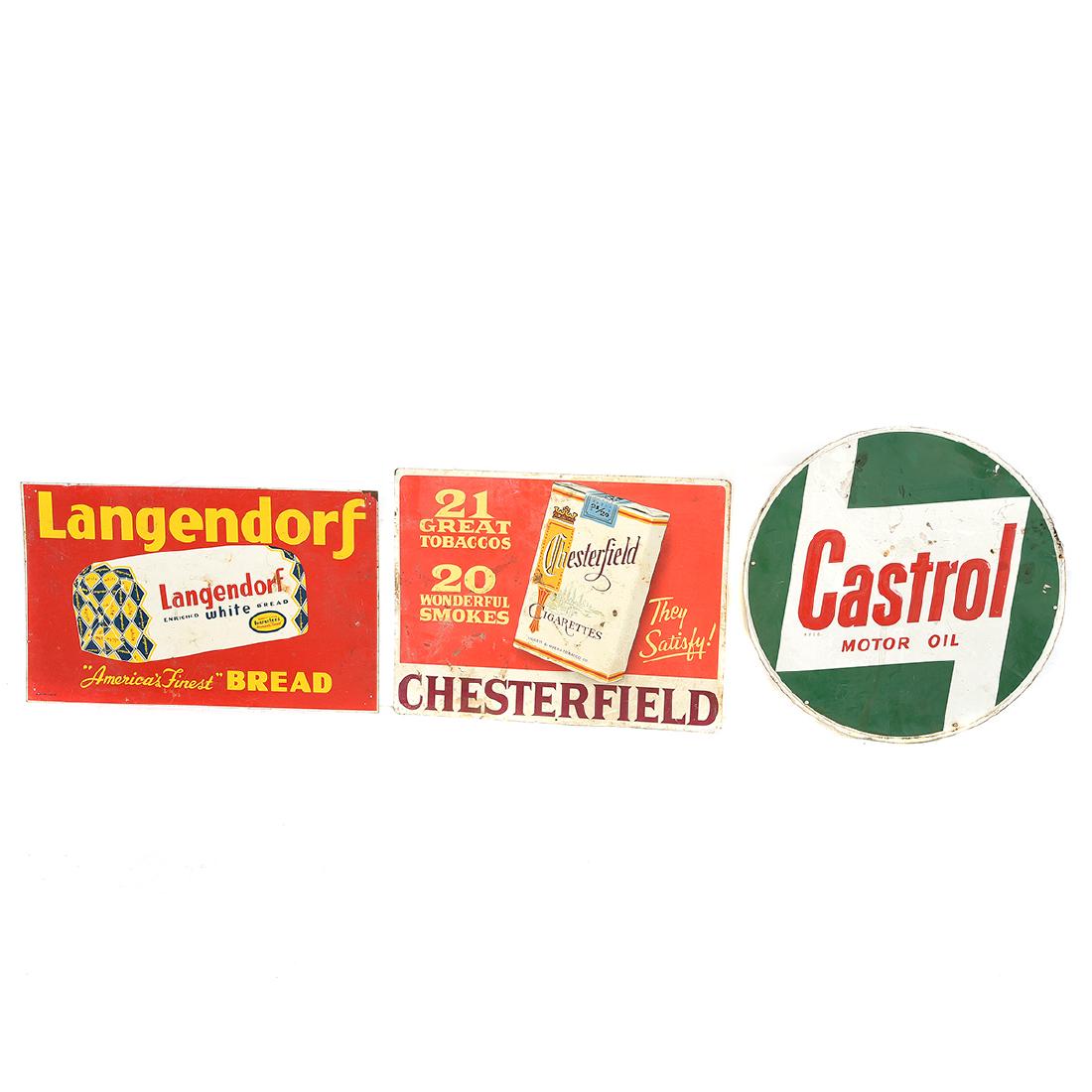 Three Tin Advertisements (1 of 4)