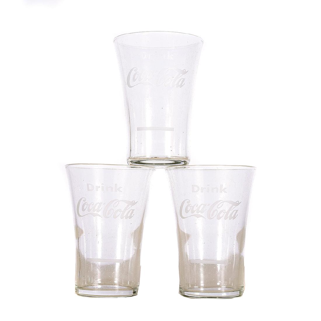 30 Flared Drink Coca-Cola Glasses (1 of 3)