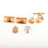 Collection of Multi-Stone, Yellow Gold Gent's Jewelry - 5