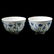 Pair of Chinese Blue and White Porcelain Tea Bowls