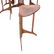 Art Nouveau Style Nest of Five Tables in Teak - 2