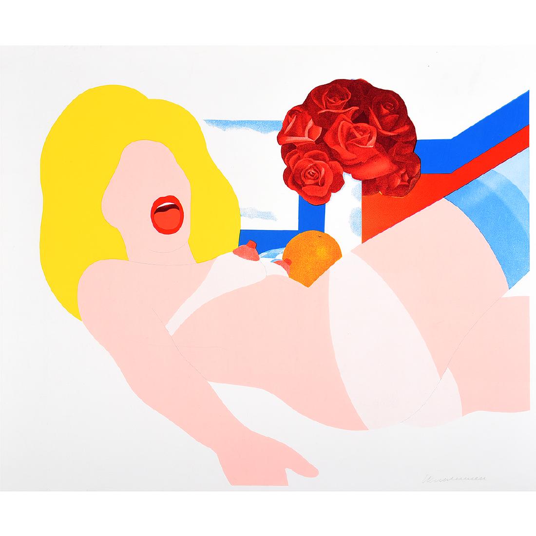 Tom Wesselmann "Galerie Thomas, Munich" lithograph: TOM WESSELMANNâ€ (American 1931-2004) "Galerie Thomas, Munich Germany" (Poster printed in 1968) Lithograph poster. 25 x 30 1/4 inches. Pencil signed lower right: Wesselmann. CONDITION: Very good