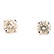 Pair of Diamond, 14k White Gold Stud Earrings.